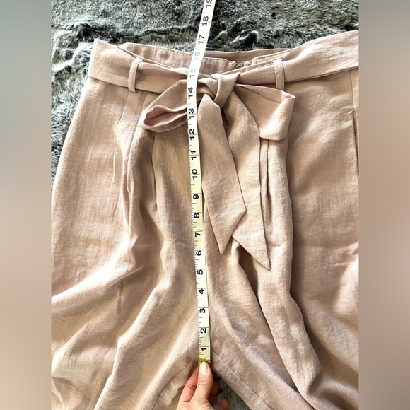 SOLD Lost + Wander Wide Leg Pink Palazzo Pants, high waist pleated EUC Medium - Picture 9 of 14
